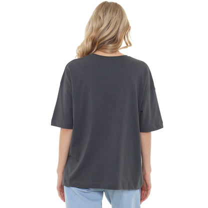 Dark Charcoal - Lifestyle - Winnie the Pooh Womens-Ladies You Ok Hun? Oversized T-Shirt