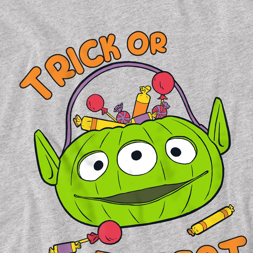 Athletic Heather - Side - Toy Story Childrens-Kids Trick Or Treat Pumpkin T-Shirt