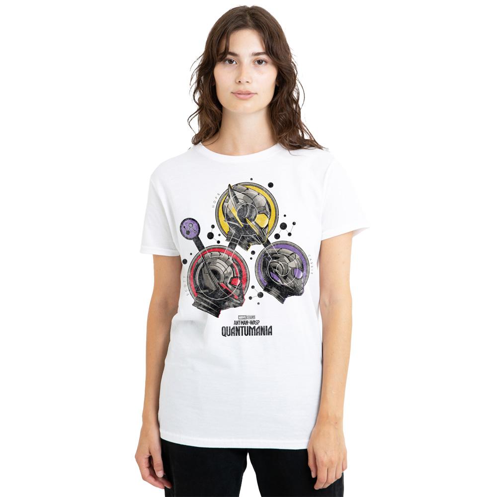 White - Lifestyle - Ant-Man Womens-Ladies Quantum Heroes T-Shirt