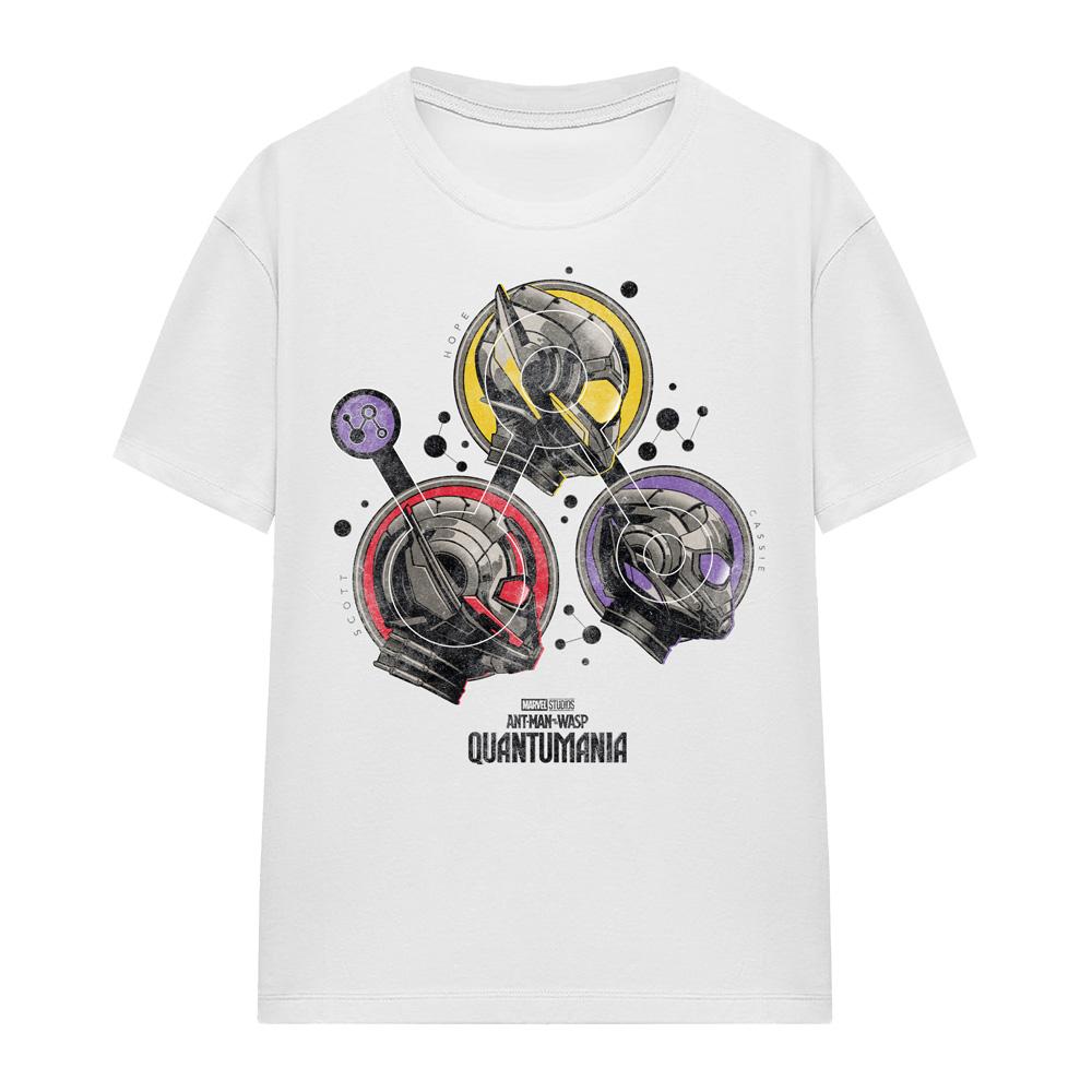 White - Front - Ant-Man Womens-Ladies Quantum Heroes T-Shirt
