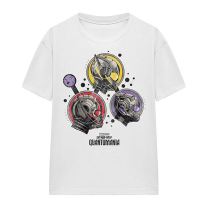 White - Front - Ant-Man Womens-Ladies Quantum Heroes T-Shirt