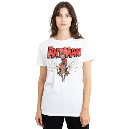 White - Lifestyle - Ant-Man Womens-Ladies Flying T-Shirt