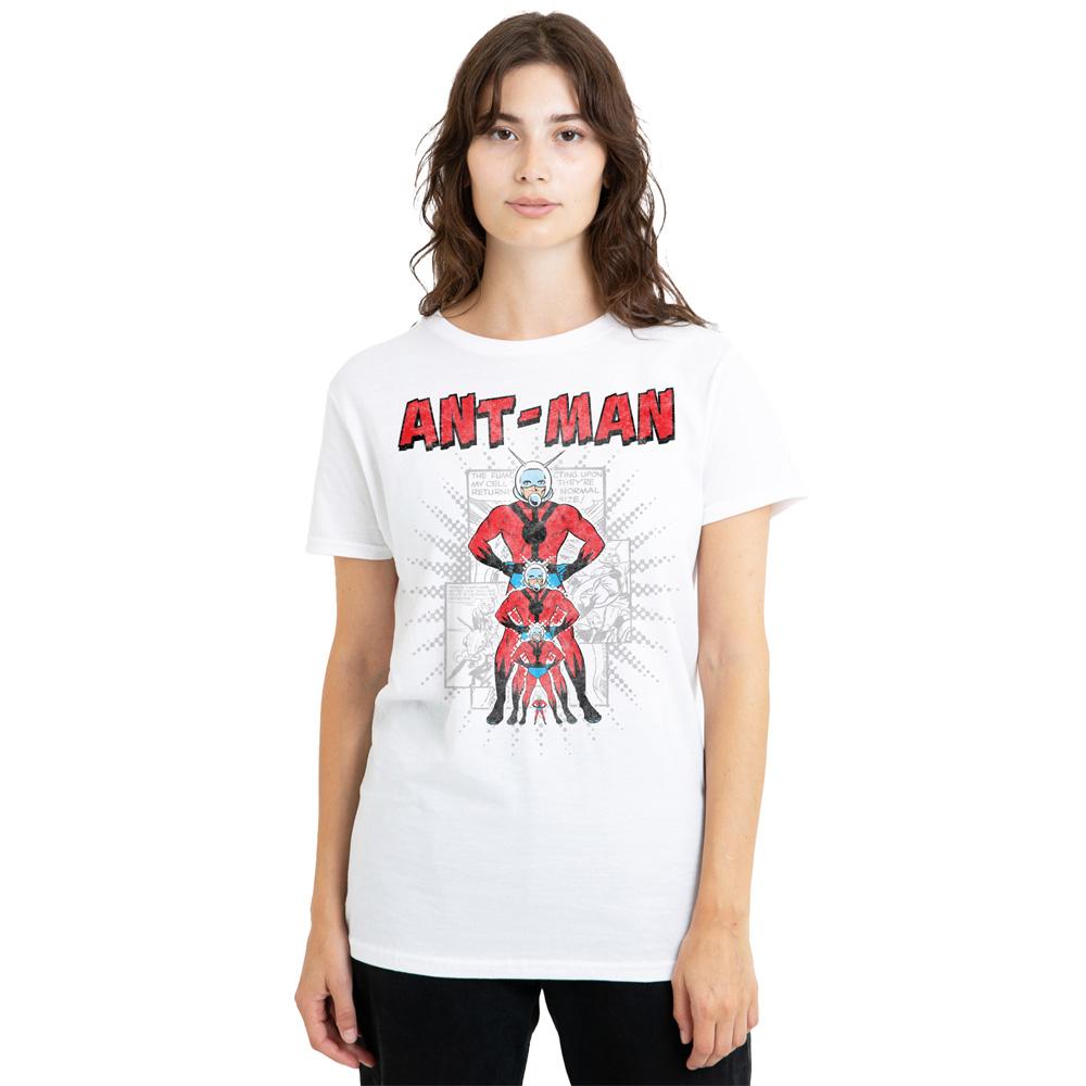 White - Lifestyle - Ant-Man Womens-Ladies Shrinking Hero T-Shirt