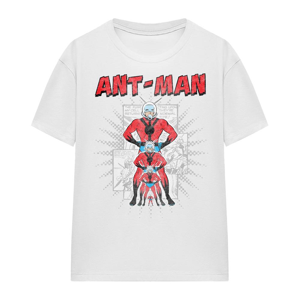 White - Front - Ant-Man Womens-Ladies Shrinking Hero T-Shirt