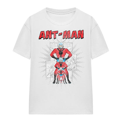 White - Front - Ant-Man Womens-Ladies Shrinking Hero T-Shirt