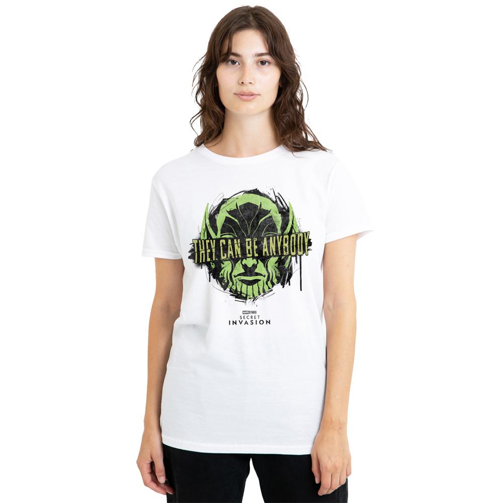 White - Lifestyle - Secret Invasion Womens-Ladies Anybody T-Shirt