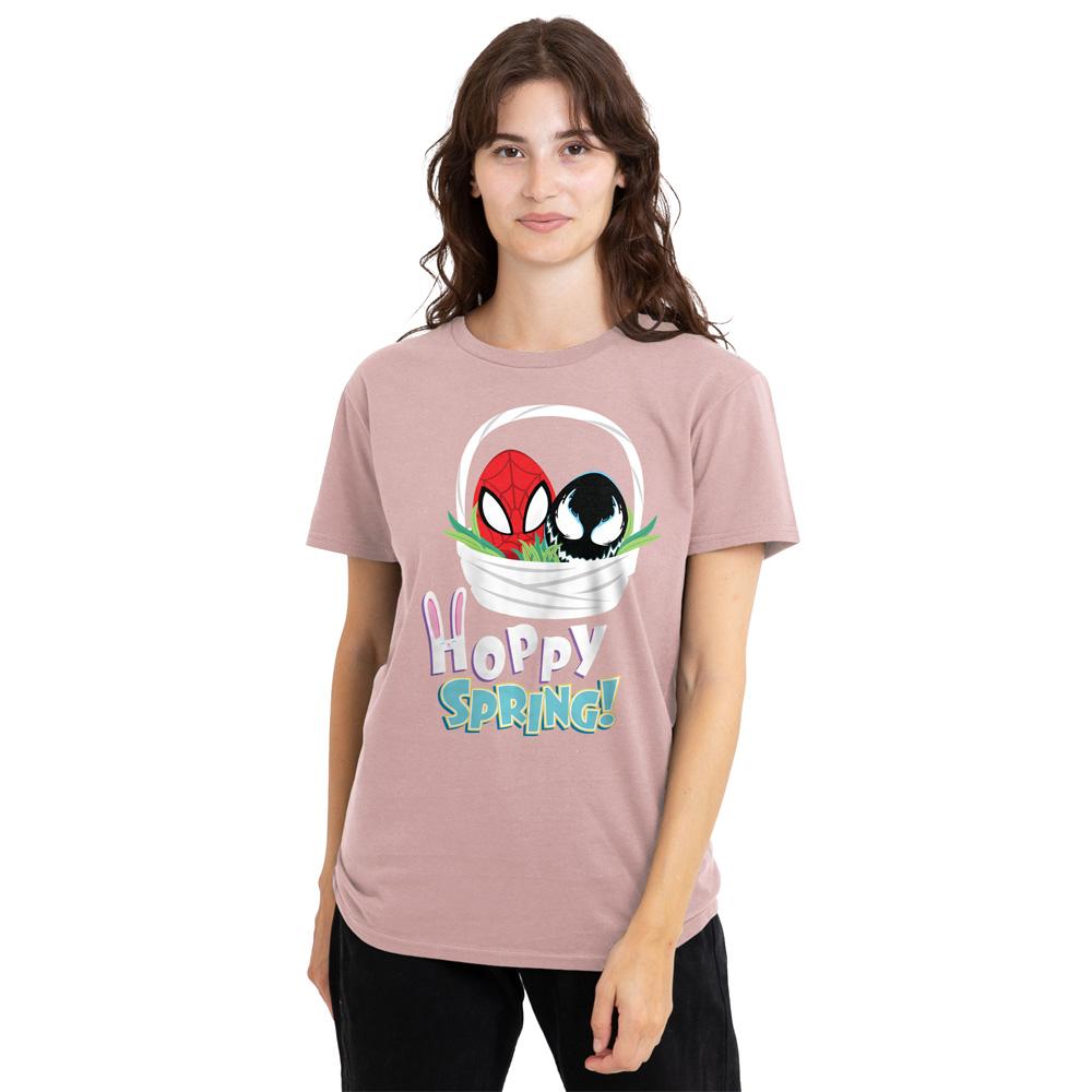 Pink - Lifestyle - Spider-Man Womens-Ladies Hoppy Spring T-Shirt