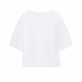 White - Back - Bambi Womens-Ladies Boxy Crop T-Shirt