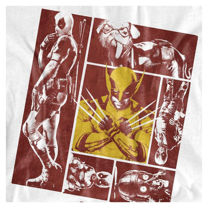 White - Side - Deadpool & Wolverine Womens-Ladies T-Shirt