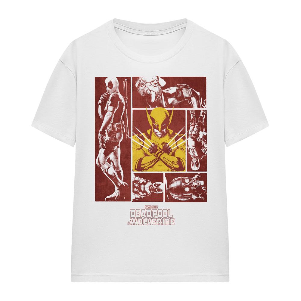 White - Front - Deadpool & Wolverine Womens-Ladies T-Shirt