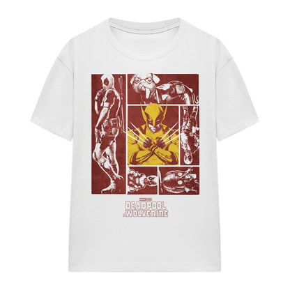 White - Front - Deadpool & Wolverine Womens-Ladies T-Shirt