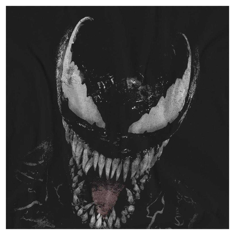 Black - Side - Venom Womens-Ladies Face Cotton T-Shirt