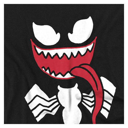 Black - Side - Venom Childrens-Kids Face T-Shirt