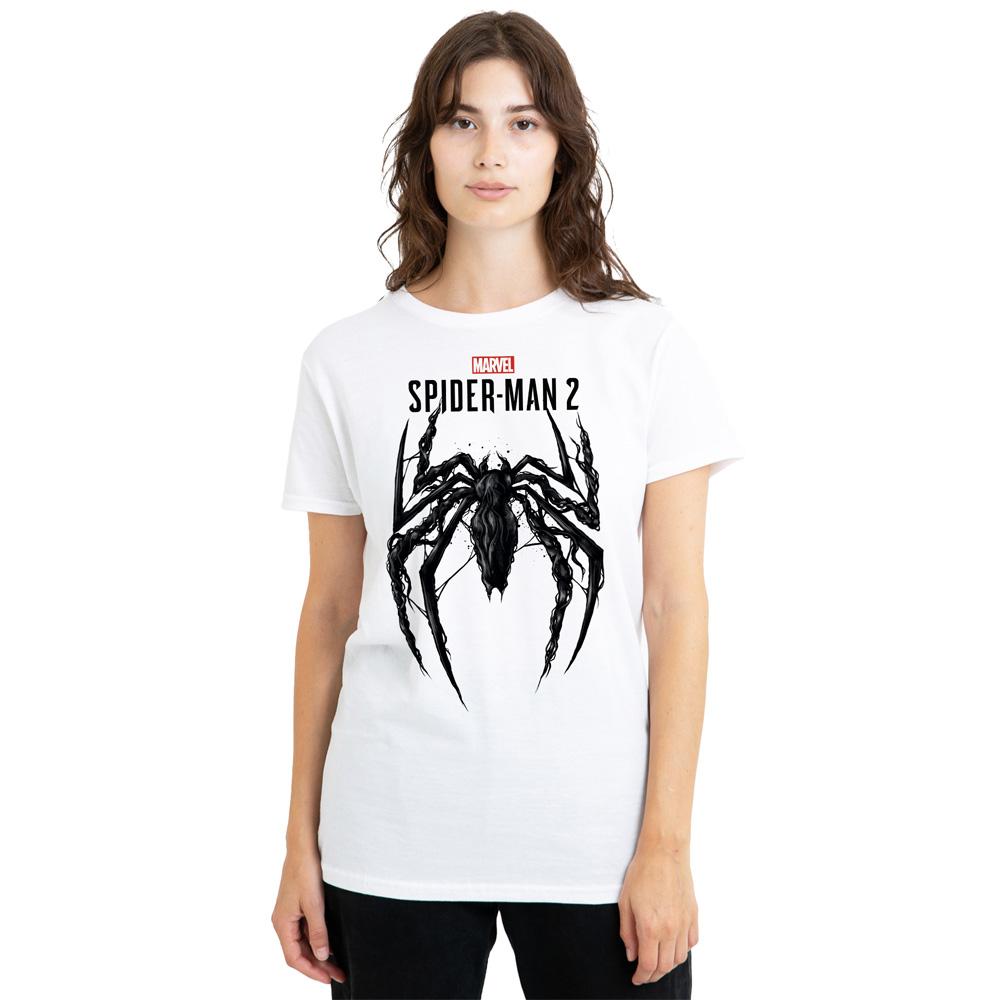 White - Lifestyle - Spider-Man 2 Womens-Ladies Gamerverse Venom T-Shirt
