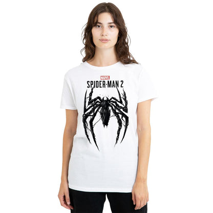 White - Lifestyle - Spider-Man 2 Womens-Ladies Gamerverse Venom T-Shirt