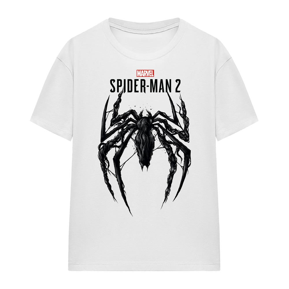White - Front - Spider-Man 2 Womens-Ladies Gamerverse Venom T-Shirt