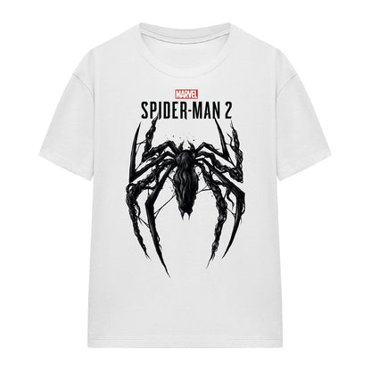 White - Front - Spider-Man 2 Womens-Ladies Gamerverse Venom T-Shirt