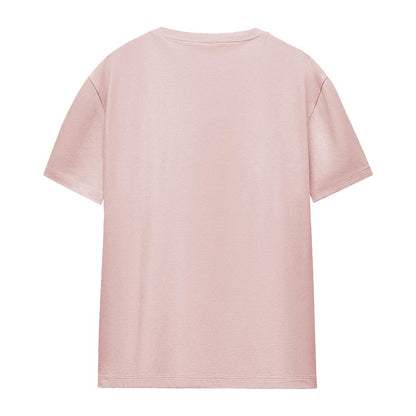 Pink - Back - Spider-Man Womens-Ladies Let´s Stick Together Valentine`s Day T-Shirt