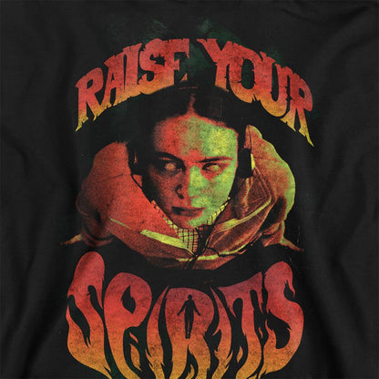 Black - Side - Stranger Things 4 Unisex Adult Raise Your Spirits Sweatshirt