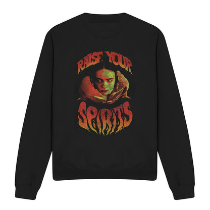 Black - Front - Stranger Things 4 Unisex Adult Raise Your Spirits Sweatshirt