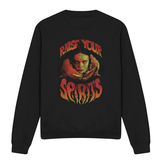 Black - Front - Stranger Things 4 Unisex Adult Raise Your Spirits Sweatshirt