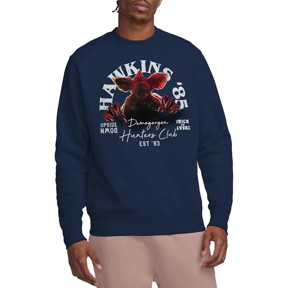 Navy - Lifestyle - Stranger Things Unisex Adult Hawkins´85 Demogorgon Hunters Sweatshirt