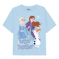 Light Blue - Front - Frozen Girls Better Together T-Shirt