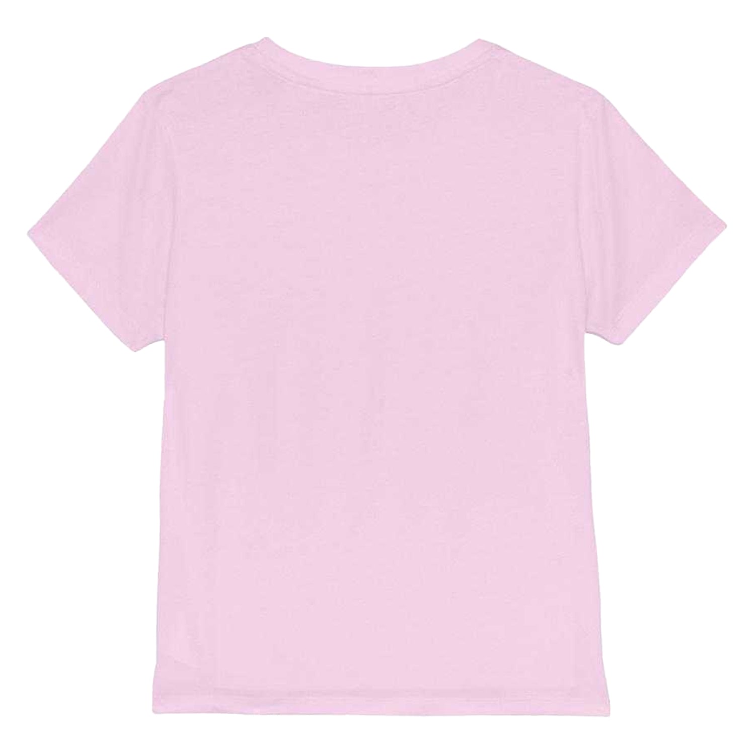Light Pink - Back - Peppa Pig Girls Muddy Puddles With Daddy Cotton T-Shirt