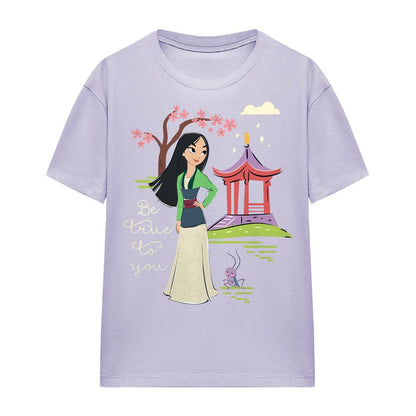 Lavender - Front - Mulan Womens-Ladies Be True To You T-Shirt