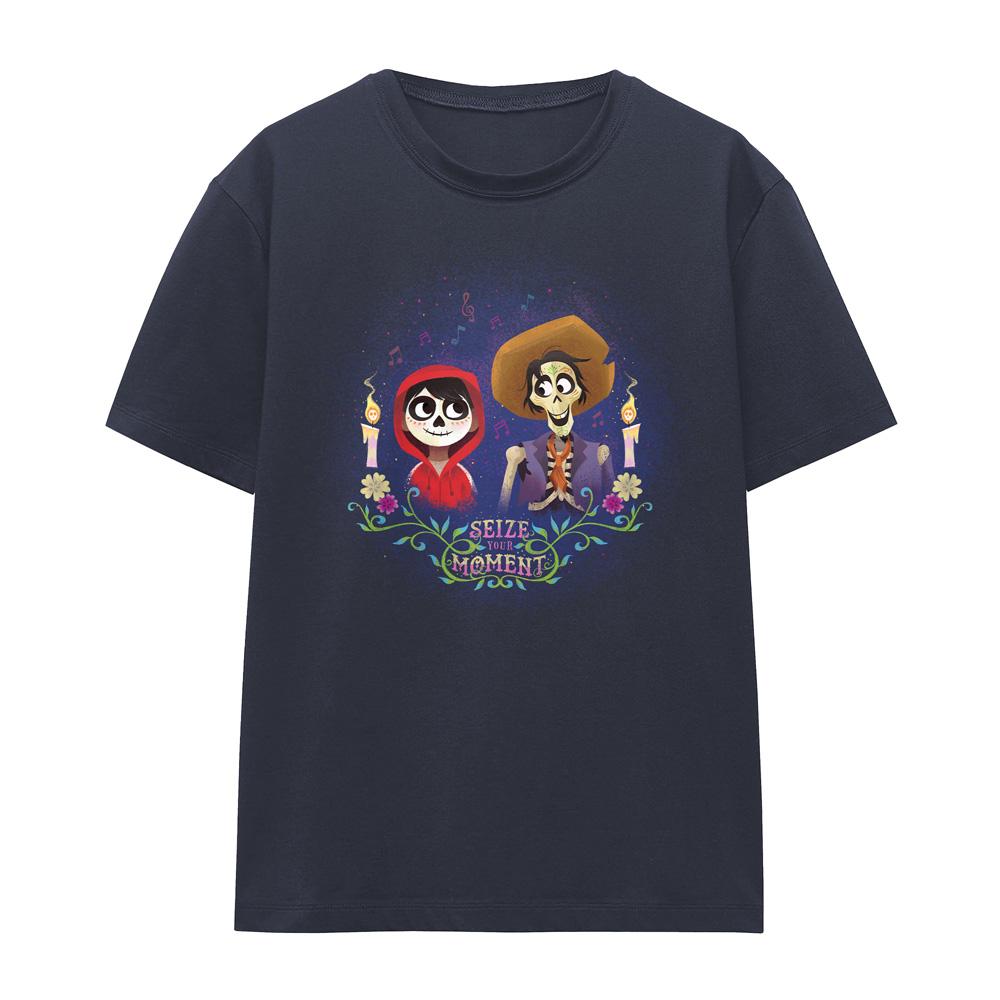 Deep Navy - Front - Coco Womens-Ladies Seize Your Moment Miguel & Hector T-Shirt