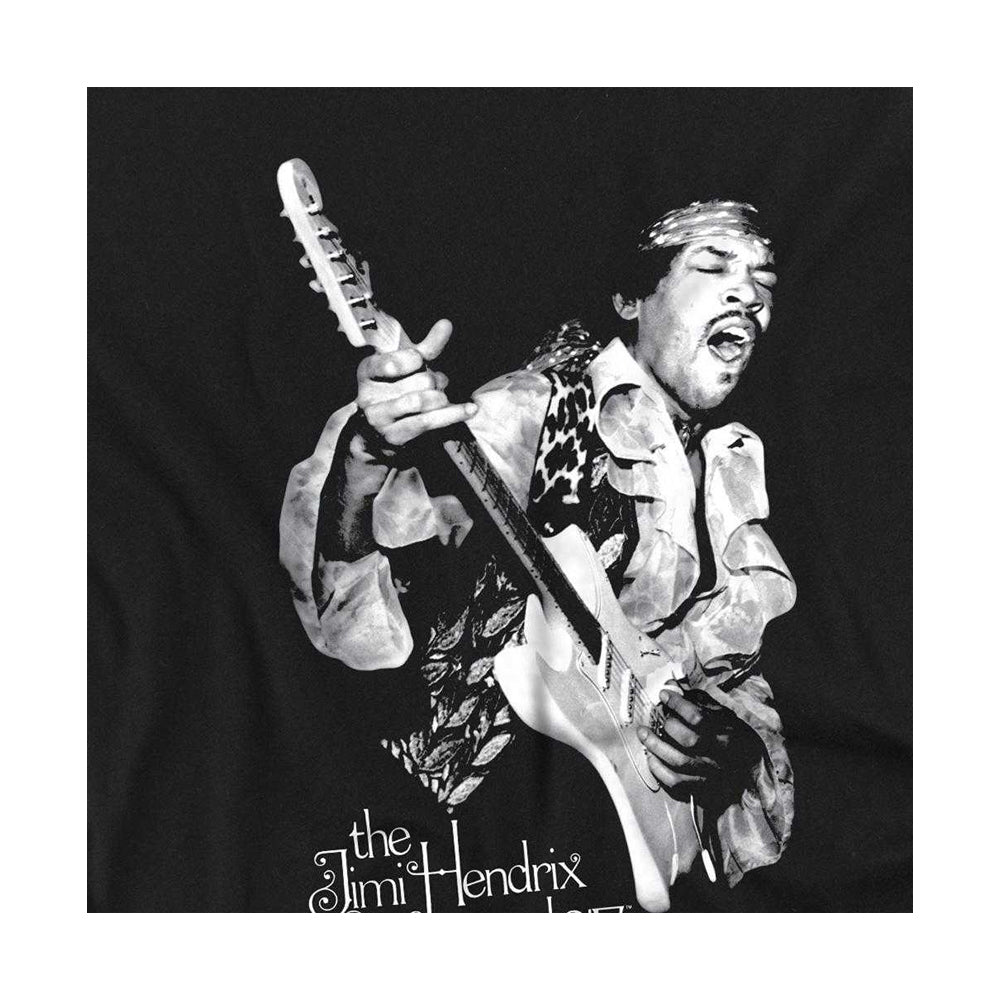 Black - Pack Shot - Jimi Hendrix Unisex Adult Mono Cotton T-Shirt
