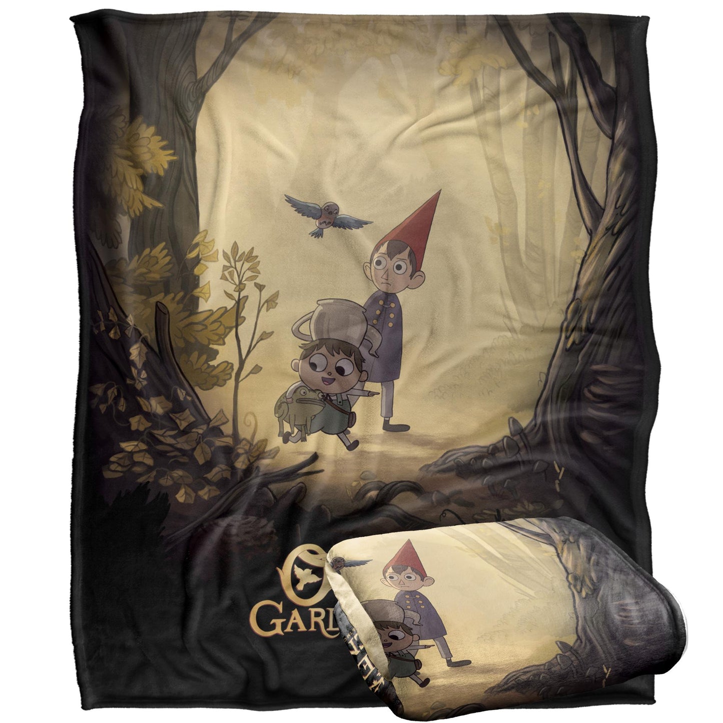 Multicoloured - Back - Over The Garden Wall Silky Poster Supersoft Blanket