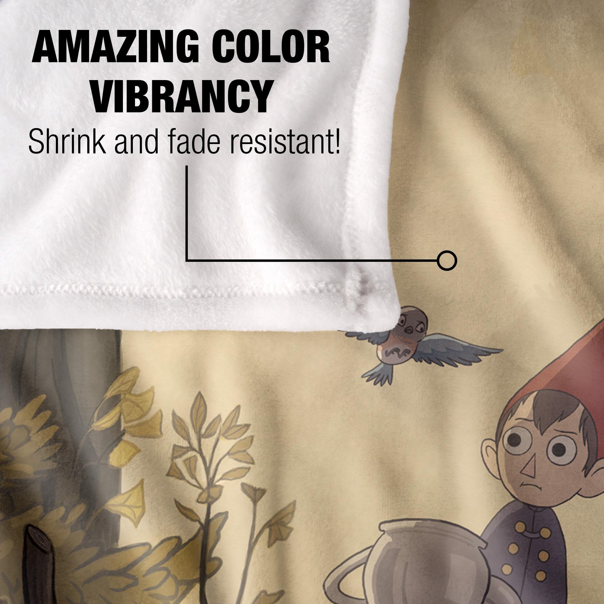 Multicoloured - Lifestyle - Over The Garden Wall Silky Poster Supersoft Blanket