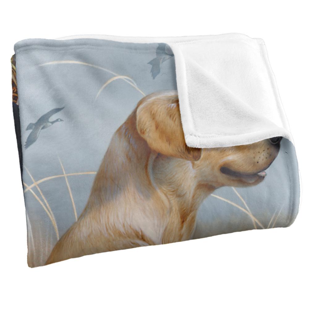 Multicoloured-Multicoloured - Side - JQ Licensing Jg-Jp Silky Labrador Hunting Supersoft Blanket
