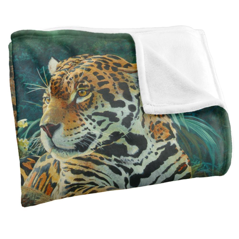 Multicoloured - Side - JQ Licensing Jmm-Jp Silky Jungle Cat Supersoft Blanket