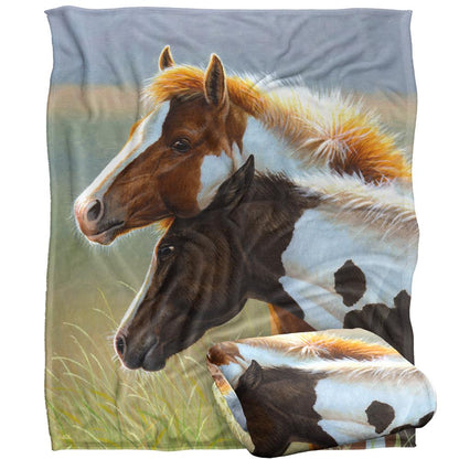 Multicoloured - Back - JQ Licensing Silky Foals Supersoft Blanket