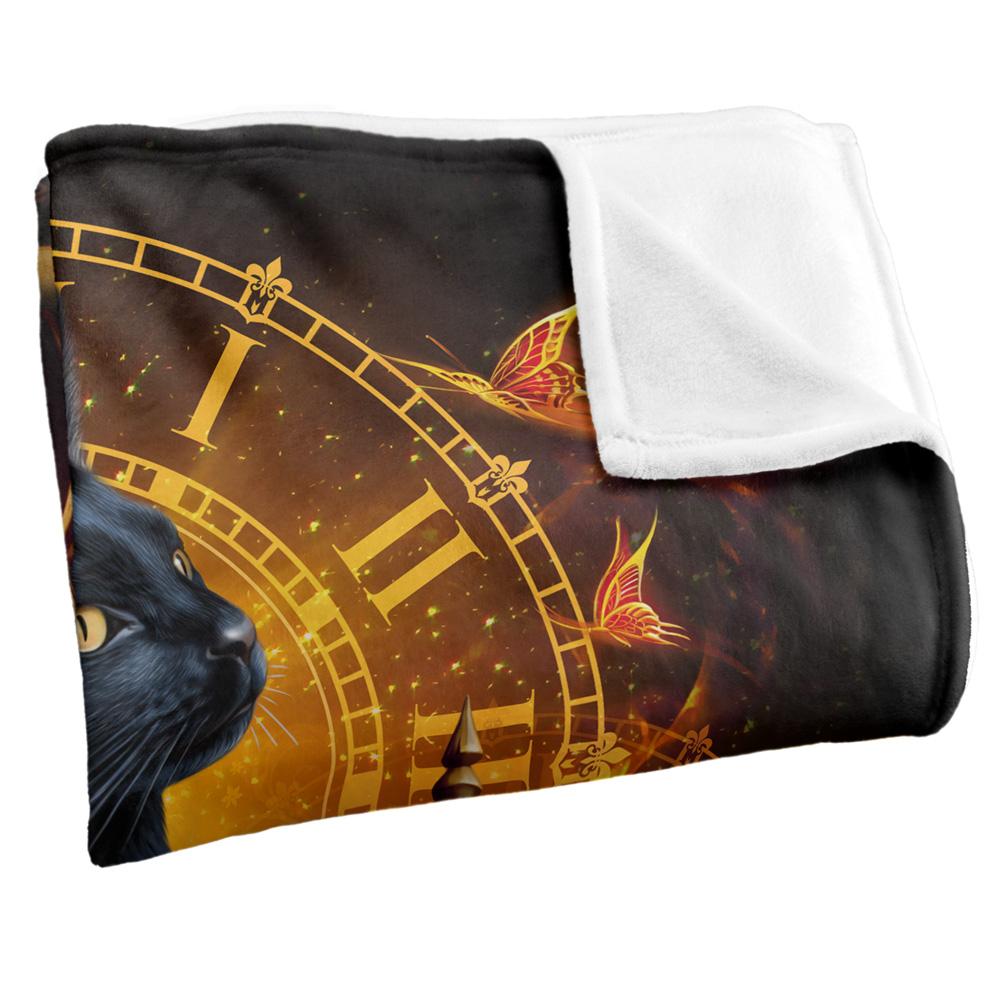 Multicoloured - Side - JQ Licensing En Silky Black Cat Supersoft Blanket