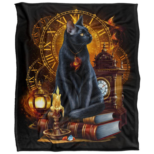 Multicoloured - Front - JQ Licensing En Silky Black Cat Supersoft Blanket