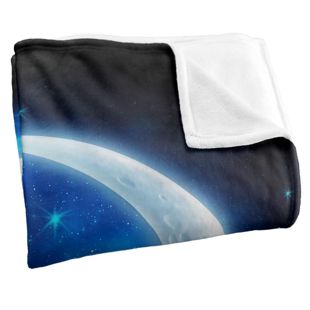 Multicoloured - Side - JQ Licensing En Silky Cat & Moon Supersoft Blanket