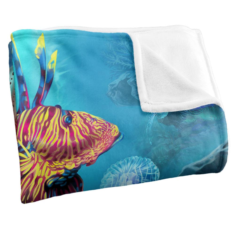 Multicoloured - Side - JQ Licensing En Silky Lionfish Supersoft Blanket