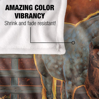 Multicoloured - Lifestyle - Wild Wings Silky Mother And Child Supersoft Blanket