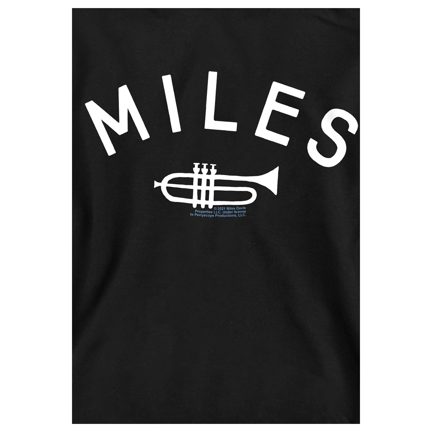 Black - Side - Miles Davis Childrens-Kids Trumpet Pullover Hoodie