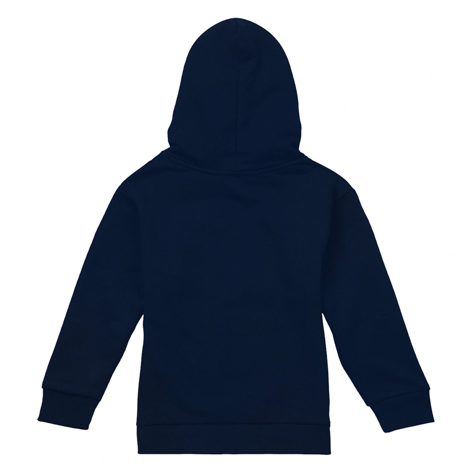 Navy - Back - Miles Davis Childrens-Kids Trumpet Pullover Hoodie