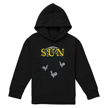 Black - Front - Sun Records Childrens-Kids Sun Songs Heather Pullover Hoodie