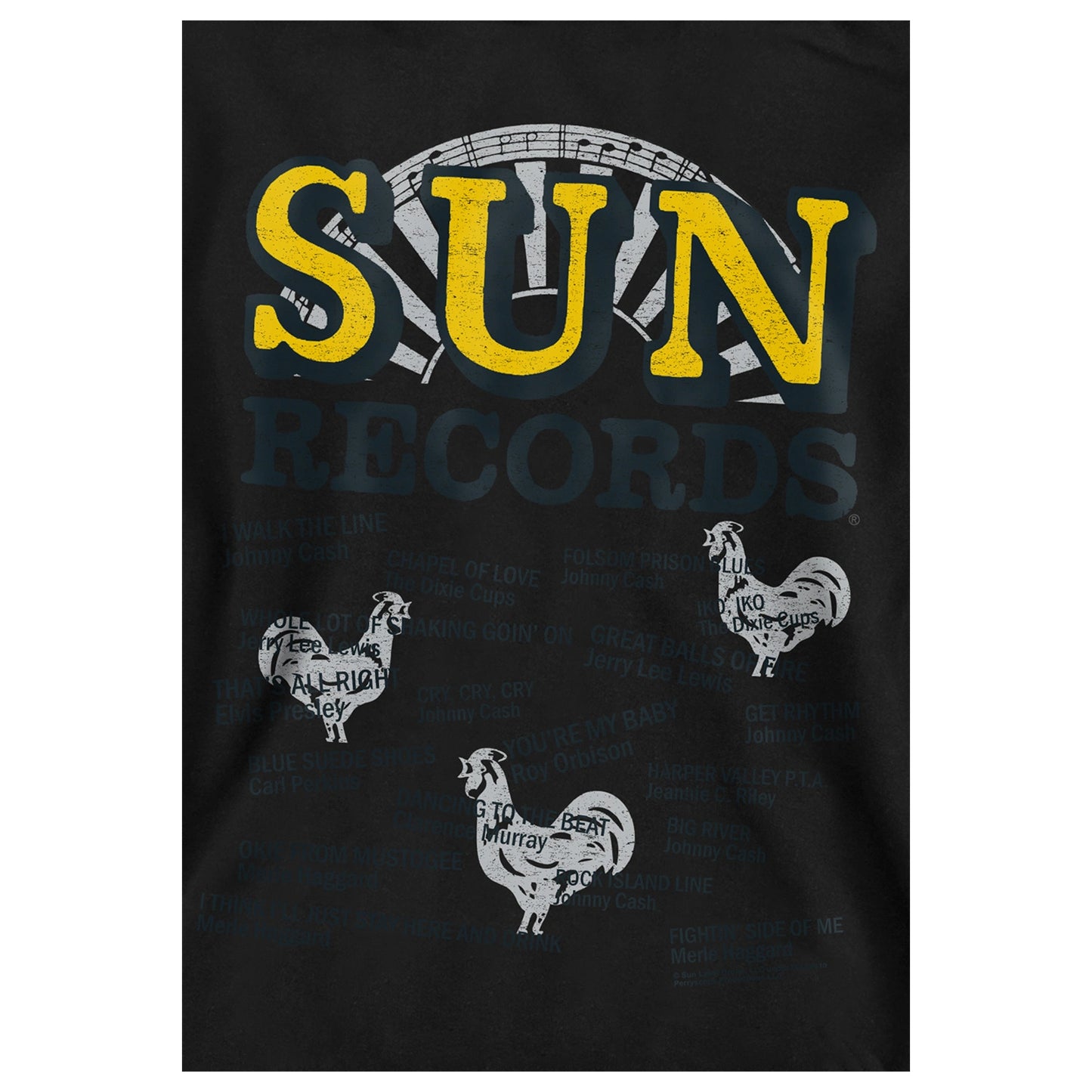 Black - Side - Sun Records Childrens-Kids Sun Songs Heather Pullover Hoodie