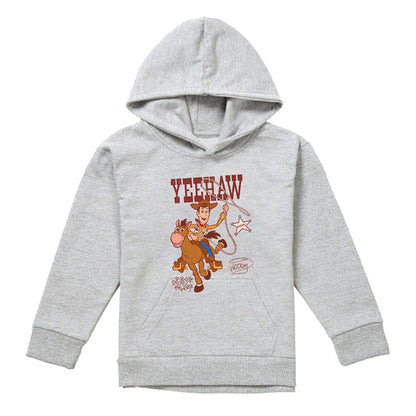 Athletic Heather - Front - Toy Story Childrens-Kids Yeehaw Woody and Bullseye Heather Pullover Hoodie
