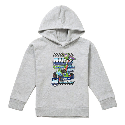 Athletic Heather - Front - Toy Story Childrens-Kids Racing Champions Buzz & RC Heather Pullover Hoodie