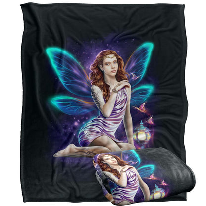 Multicoloured - Back - JQ Licensing Silky Fairy Supersoft Blanket