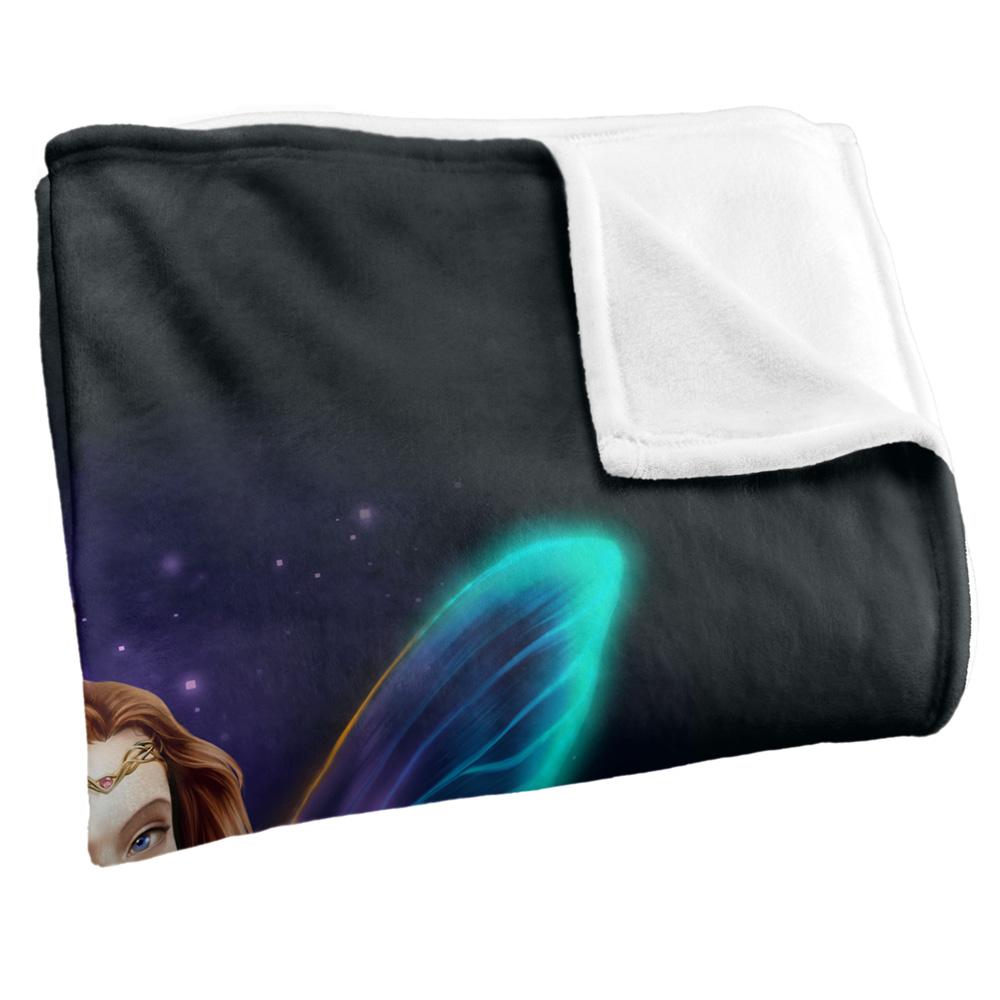 Multicoloured - Side - JQ Licensing Silky Fairy Supersoft Blanket
