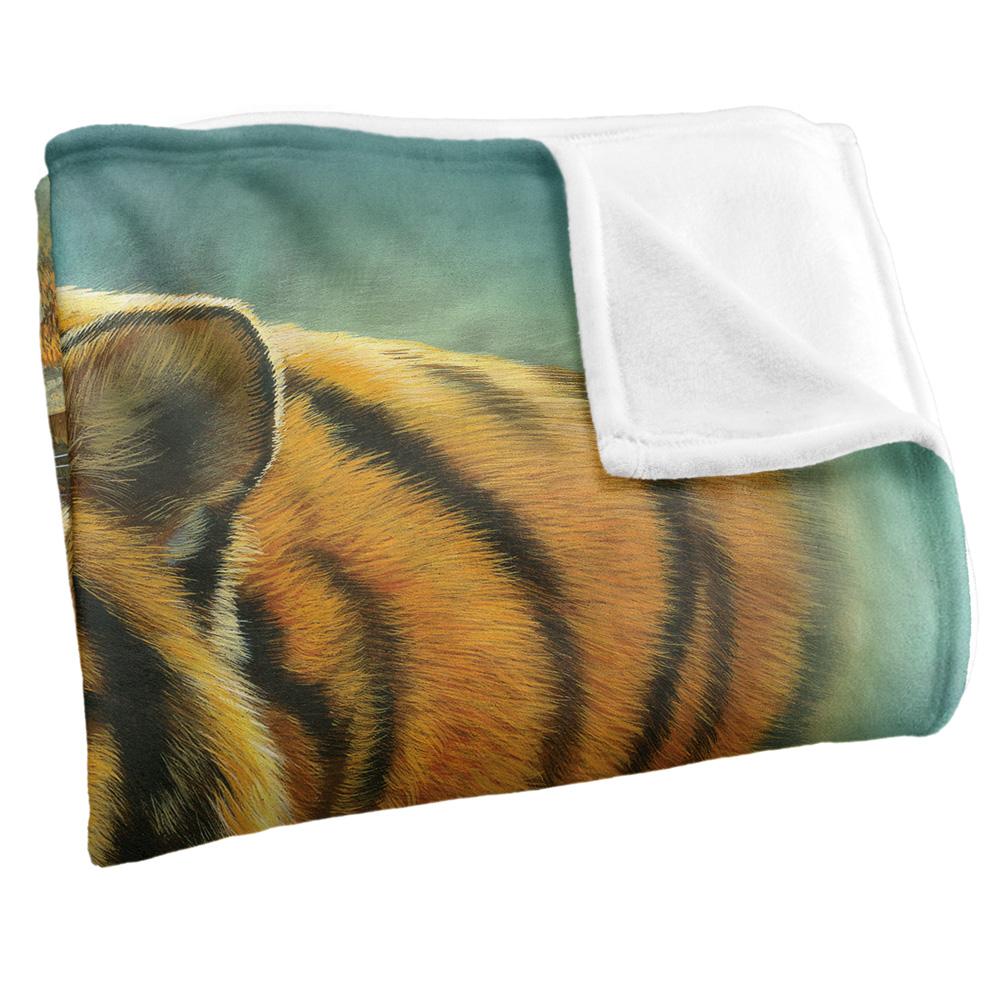 Multicoloured - Side - JQ Licensing Silky Tiger & Cubs Supersoft Blanket